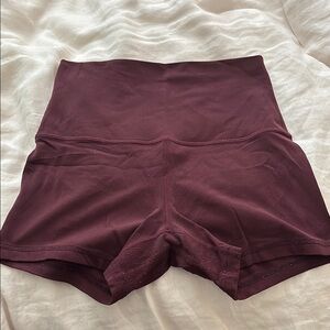 Lululemon Align Women's High-Waisted Burgundy Shorts